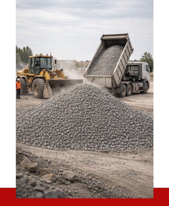 Купить щебень с доставкой в Морозовске от 2567 руб. | ПРОНЕРУДМрз