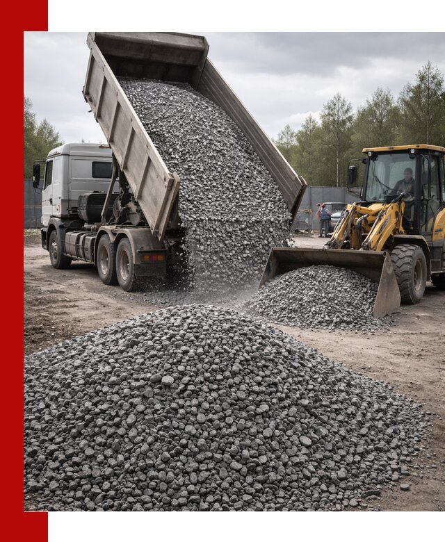 Доставка и продажа щебня гранитного в Морозовске
