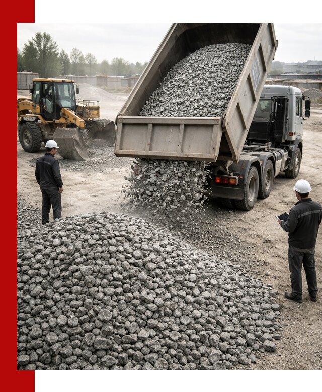 Доставка гранитного щебня фракции 20-40 в Морозовске
