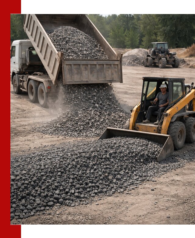 Гранитный щебень фракция 40-70 с доставкой в Морозовске