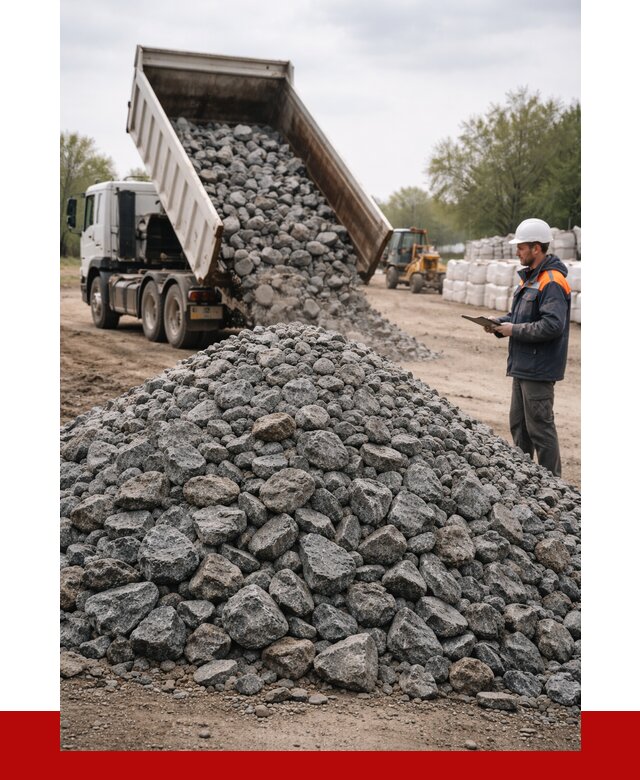 Гранитный щебень фракция 100-200 в Морозовске от 4312 р. ПРОНЕРУДМрз