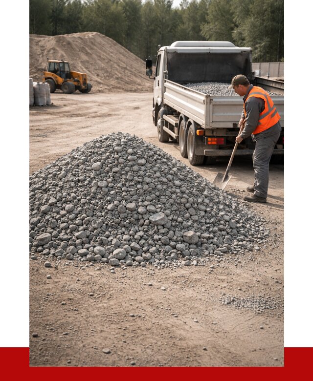 Гравийный щебень фракция 5-10 в Морозовске от 2259 р. | ПРОНЕРУДМрз