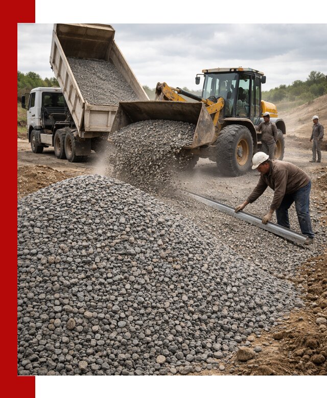 Гравийный щебень фракция 5-20 с доставкой в Морозовске