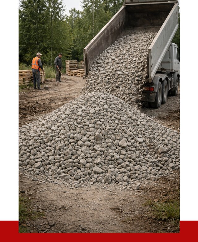 гравийный щебень фракция 70-120 в Морозовске от 2515 р. ПРОНЕРУДМрз