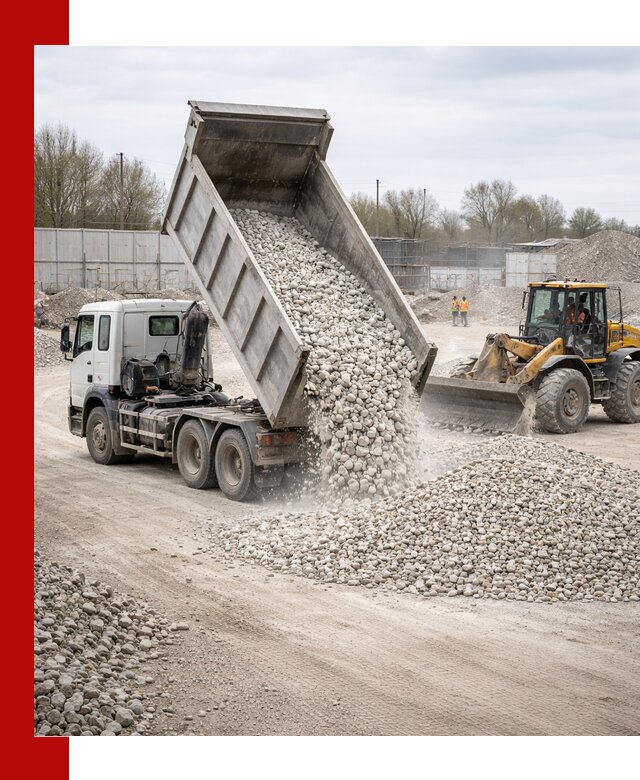Доставка и продажа известнякового щебня в Морозовске