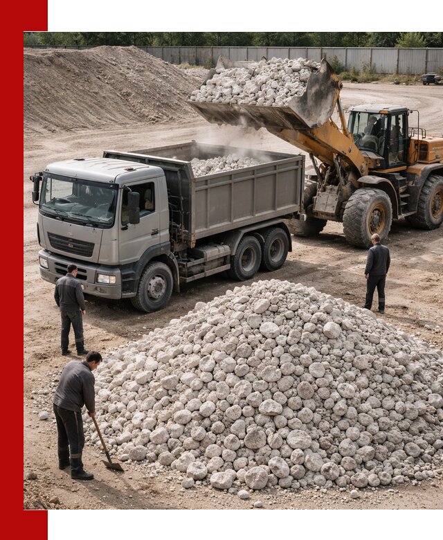 Известняковый щебень фракция 70–150 с доставкой в Морозовске