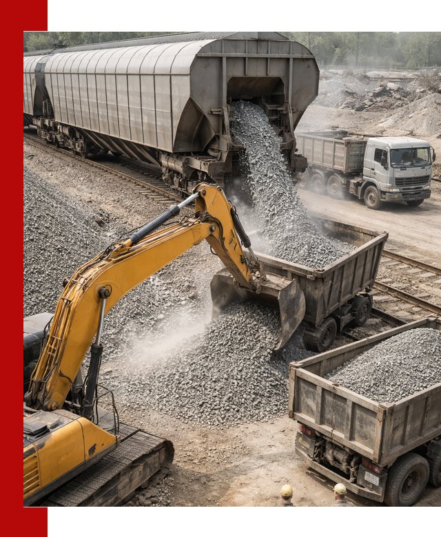 Доставка железнодорожного щебня в Морозовске крупными партиями быстрого отгруза