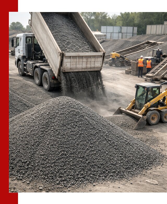 Вторичный щебень фракция 0–5 с доставкой в Морозовске