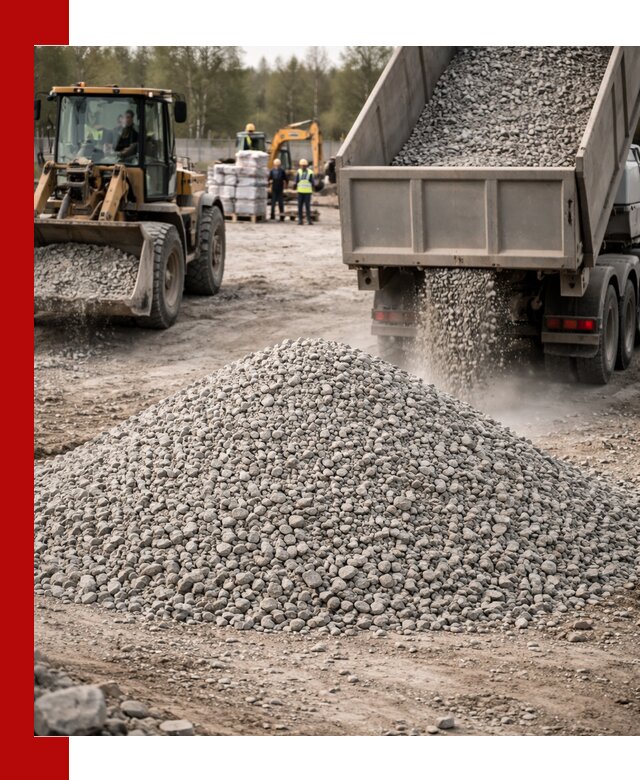 Вторичный щебень фракции 5-20 в Морозовске — доставка и продажа крупнотоннажно