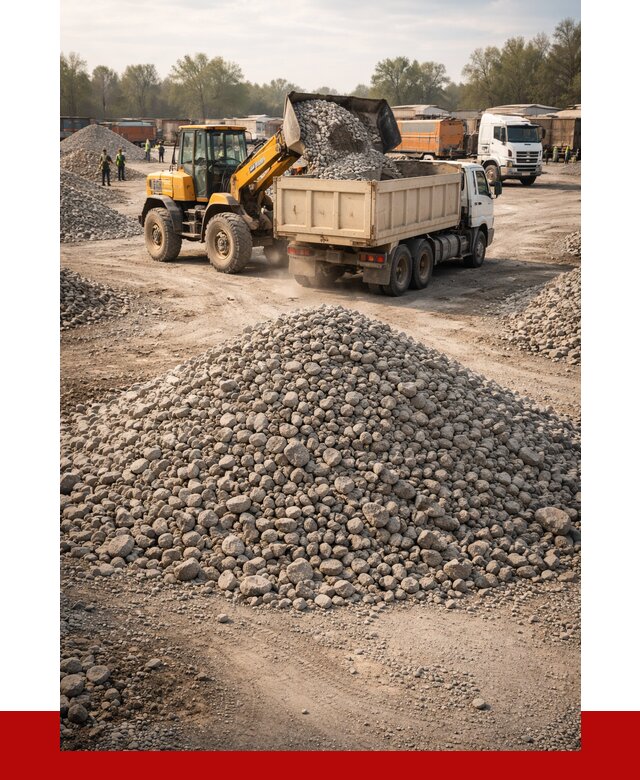 Вторичный щебень фракция 40-70 в Морозовске от 1786 р, ПРОНЕРУДМрз