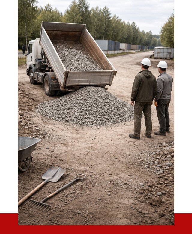 Бетонный щебень фракция 5-20 в Морозовске от 3285 р., ПРОНЕРУДМрз