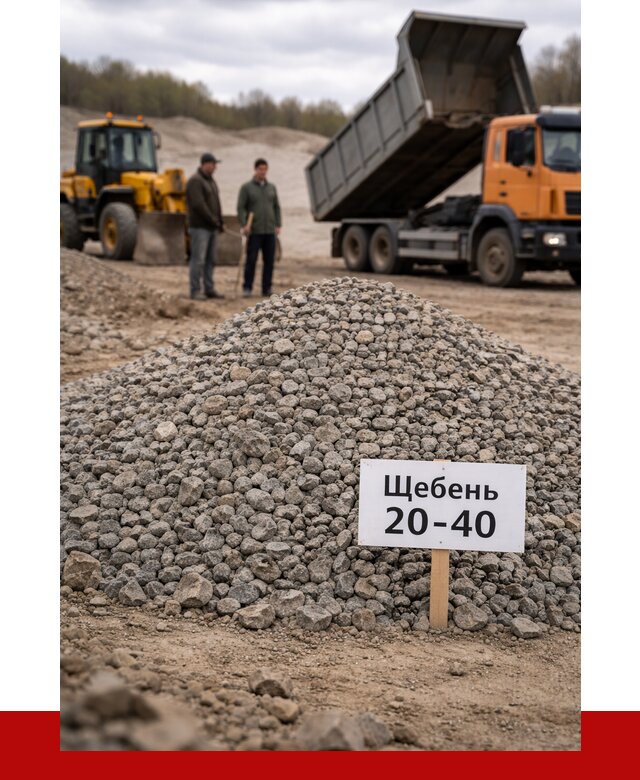 Бетонный щебень фракция 20-40 в Морозовске от 2515 р. | ПРОНЕРУДМрз