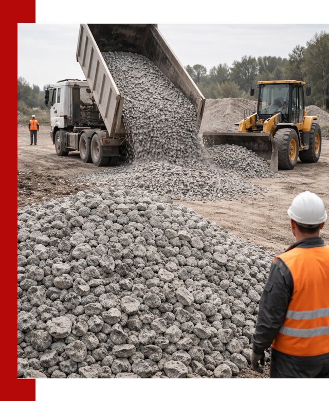 Доставка бетонного щебня фракции 20-40 в Морозовске