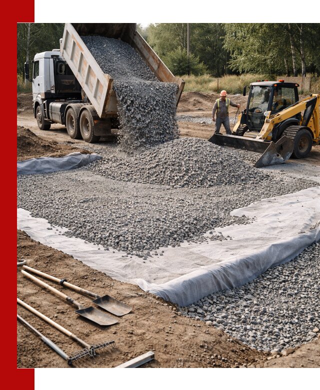 Щебень для фундамента с доставкой в Морозовске