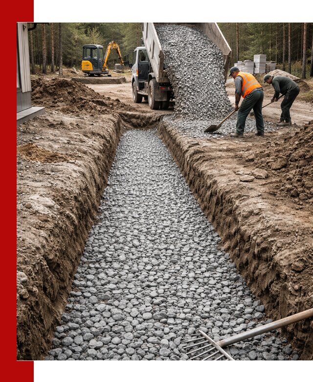 Щебень для дренажа с доставкой в Морозовске высокого качества