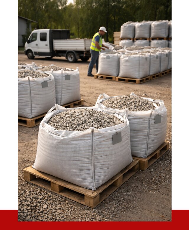 Щебень в мешках с доставкой в Морозовске от 4312 р. | ПРОНЕРУДМрз