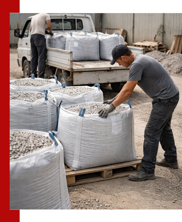 Доставка щебня в мешках по выгодным ценам в Морозовске