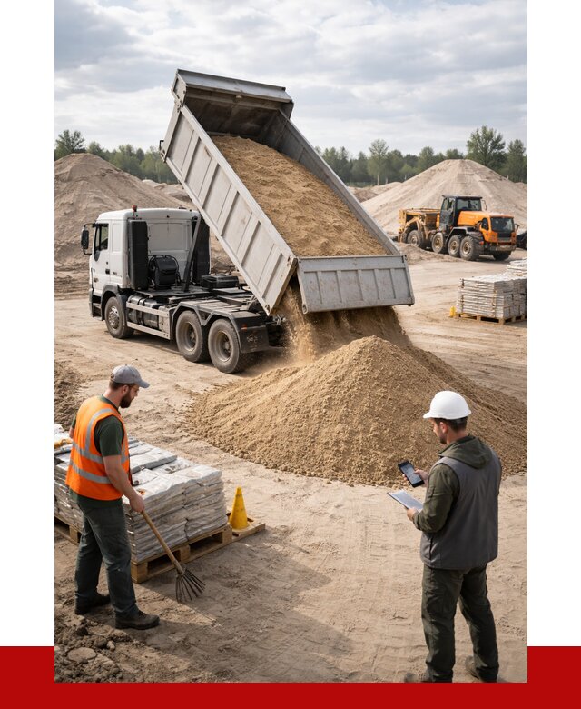 Карьерный песок с доставкой в Морозовске от 3696 р. ПРОНЕРУДМрз