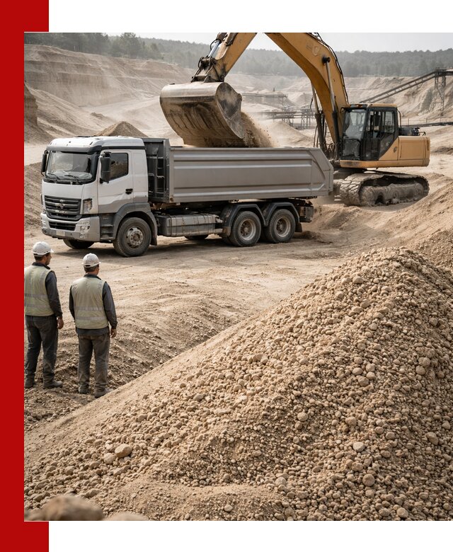 Карьерный крупнозернистый песок с доставкой в Морозовске