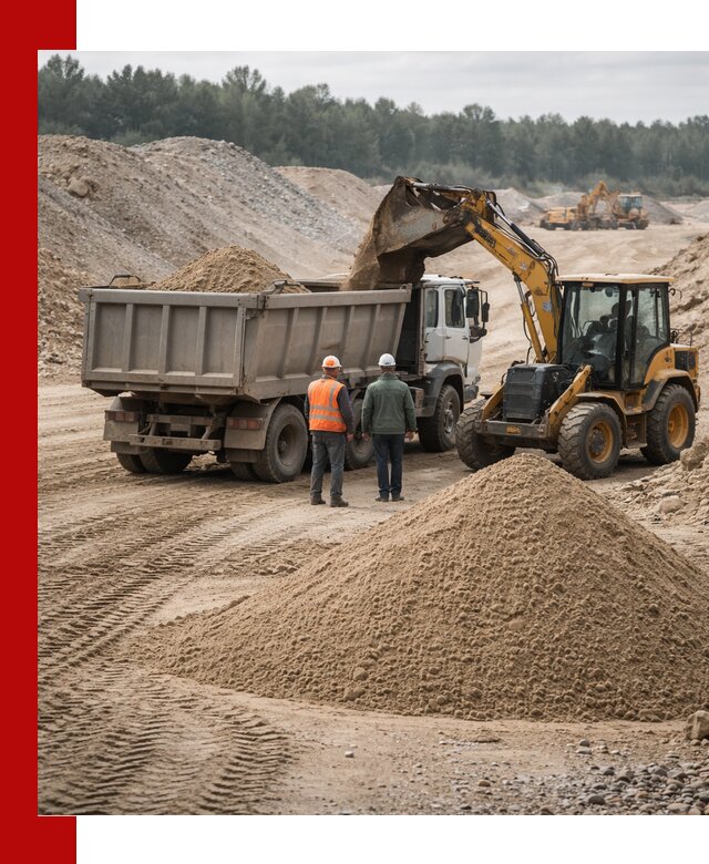 Карьерный среднезернистый песок с доставкой в Морозовске