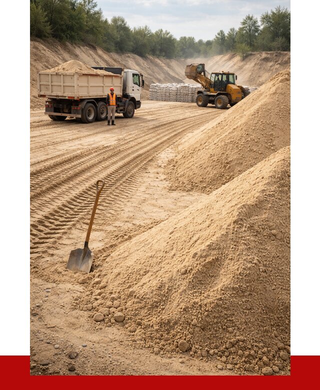 Карьерный песок мелкозернистый в Морозовске от 9239 р. | ПРОНЕРУДМрз