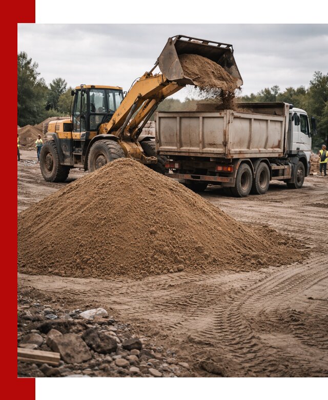 Доставка речного песка навалом в Морозовске быстро и выгодно