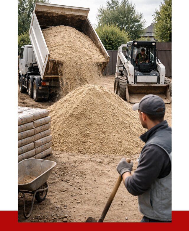 Мытый речной песок с доставкой в Морозовске от 1489 р. | ПРОНЕРУДМрз