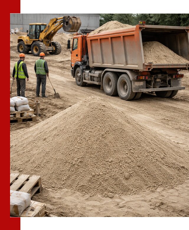 Доставка и продажа мытого речного песка в Морозовске