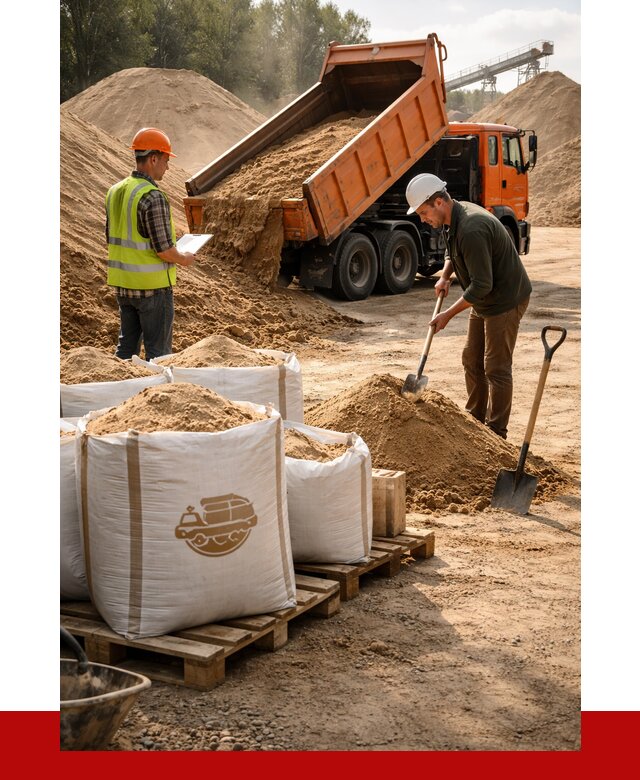 Строительный песок в Морозовске от 2259 р. с доставкой, ПРОНЕРУДМрз