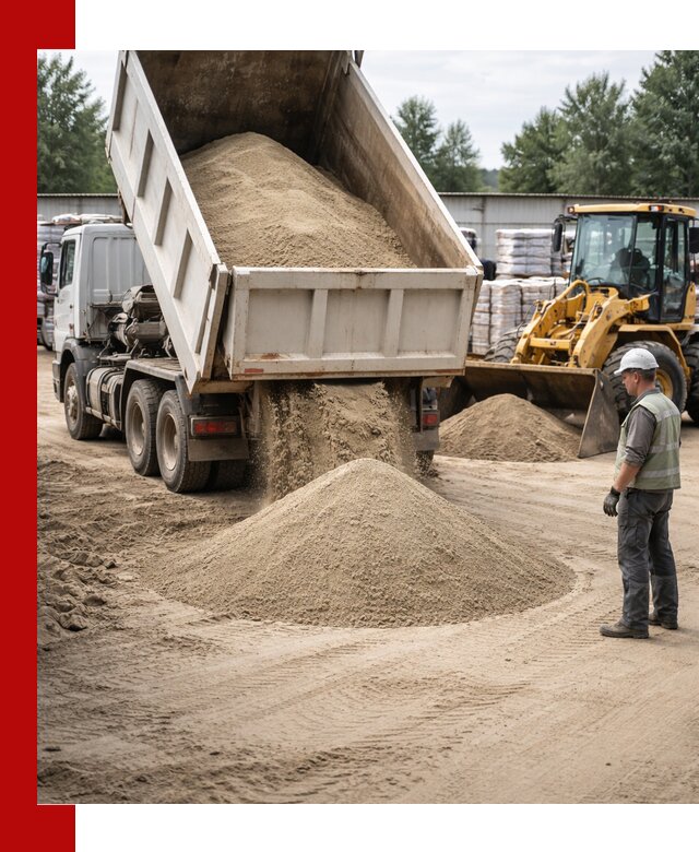 Поставка и доставка песка для бетона в Морозовске