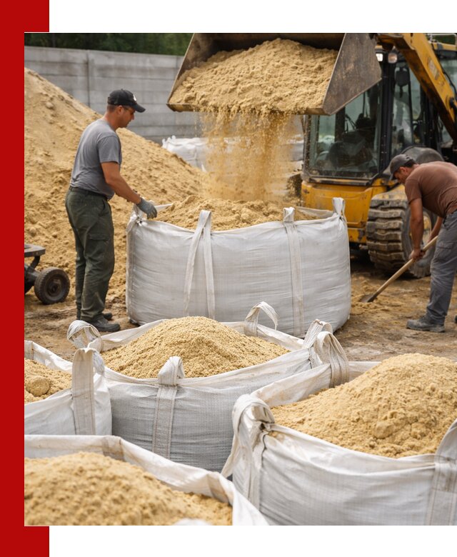 Поставка качественного песка для кладки в Морозовске