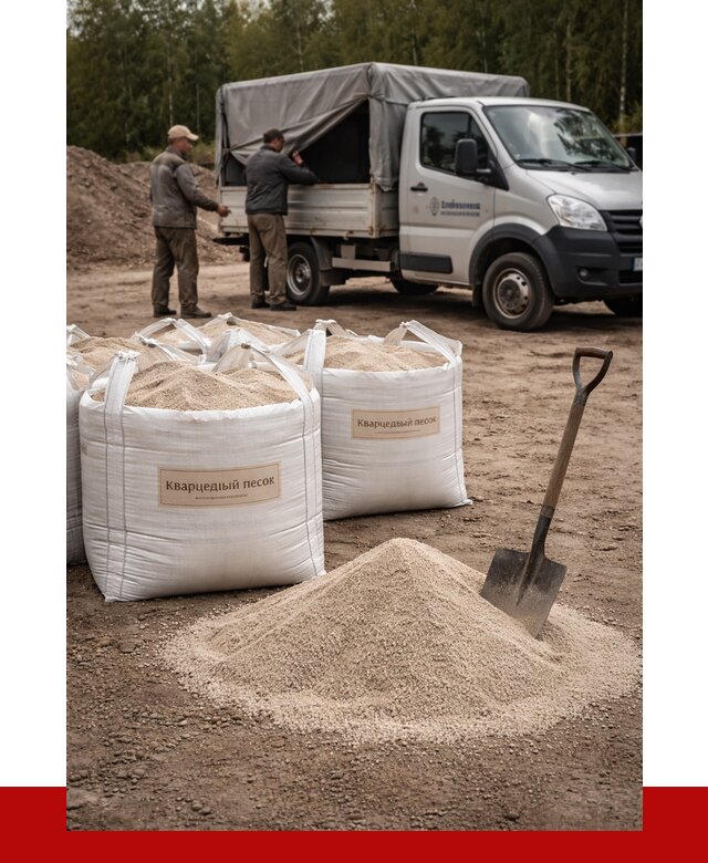 Кварцевый песок для пескоструя в Морозовске от 4620 р. | ПРОНЕРУДМрз