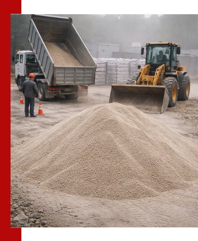 Кварцевый песок фракция 0–8 для стройработ в Морозовске