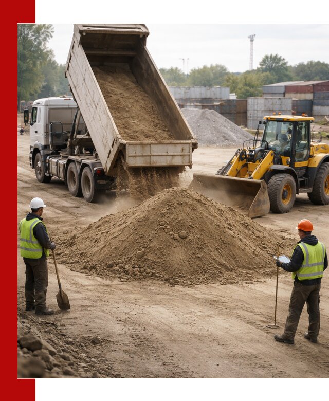 Доставка и продажа пескогрунта оптом и в розницу в Морозовске