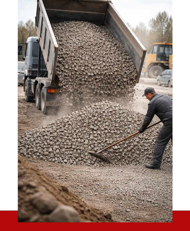 Гравий фракция 20-40 в Морозовске от 2567 р. доставка | ПРОНЕРУДМрз