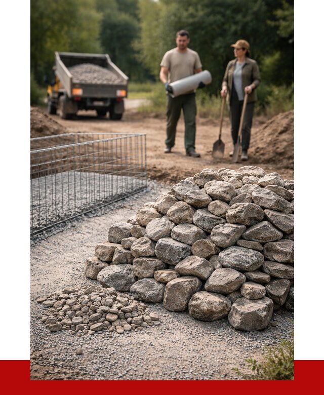 Камень для габионов фракция 100-200 в Морозовске от 4928 р. | ПРОНЕРУДМрз