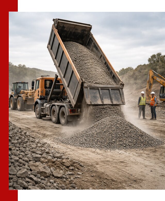 Щебёночно-песчаная смесь ЩПС С1 с доставкой в Морозовске