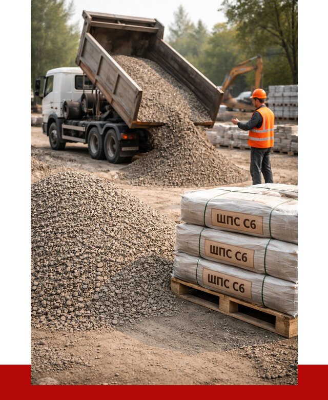 ЩПС С6 в Морозовске с доставкой от 2259 р. за куб | ПРОНЕРУДМрз