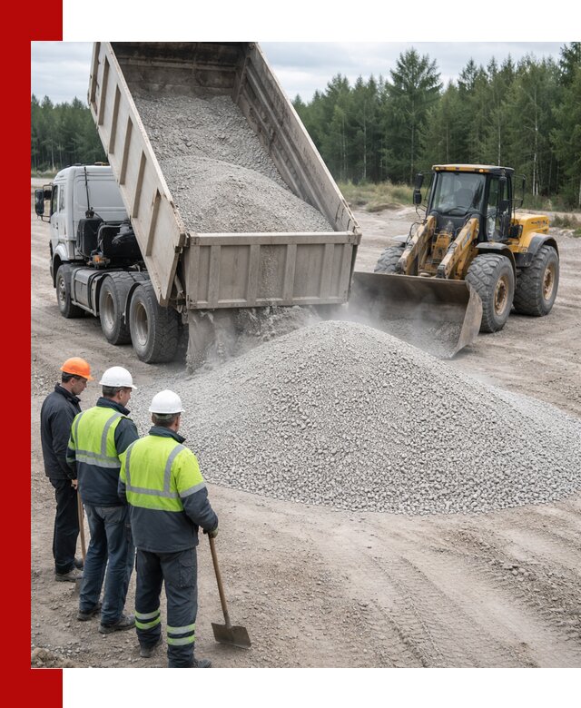 Известняковый отсев 0-5 доставка в Морозовске быстро и выгодно