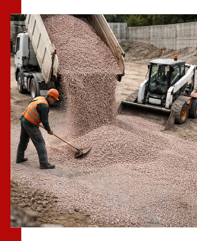 Крошка розовый гранит с доставкой в Морозовске от производителя