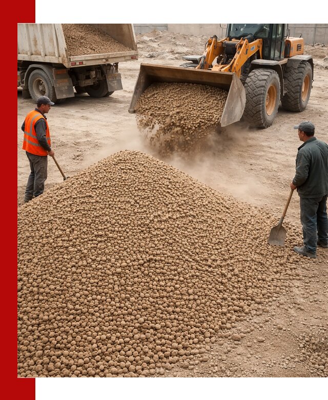 Керамзит фракция 10-20 с доставкой в Морозовске