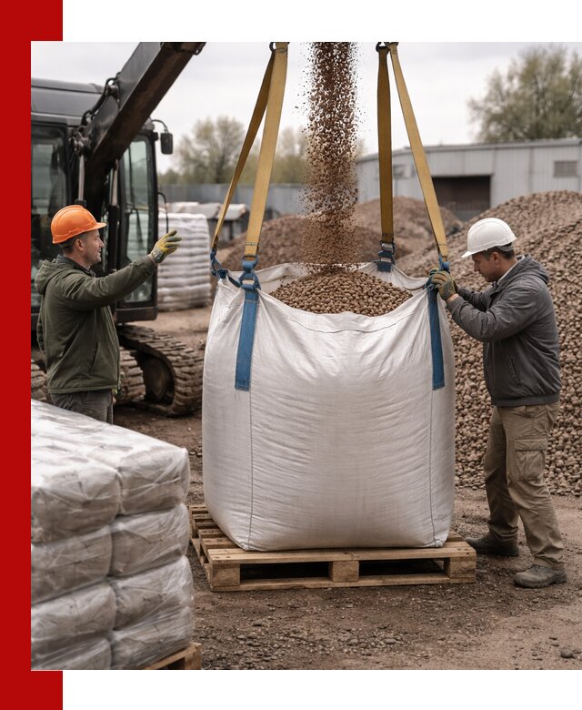 Керамзит в биг-бегах с доставкой в Морозовске