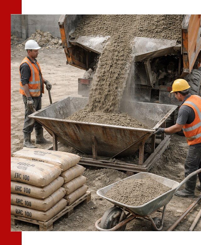 Доставка цементно-песчаной смеси М100 в Морозовске