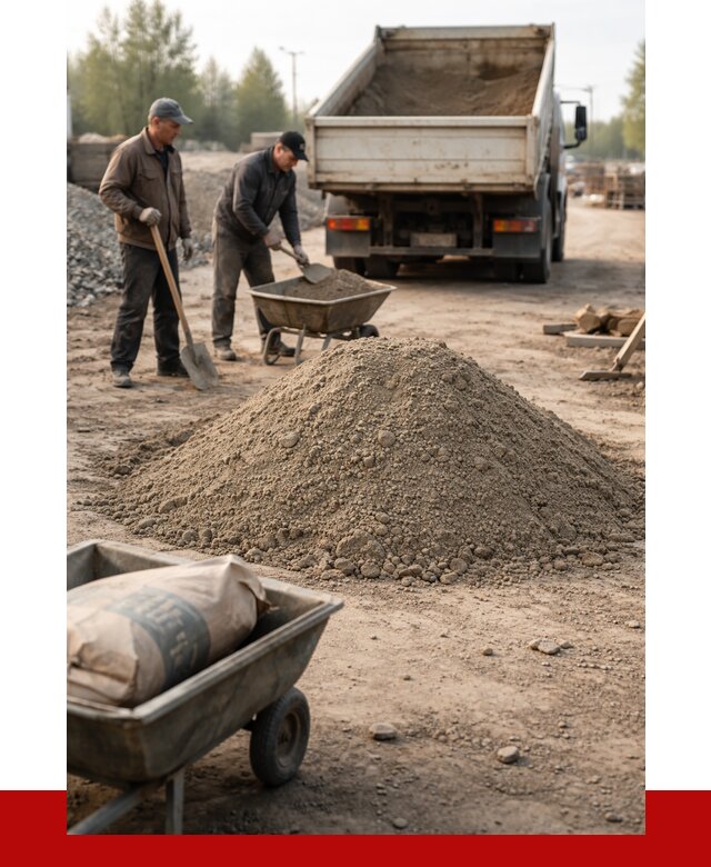 Цементно-песчаная смесь М150 в Морозовске от 4825 р. | ПРОНЕРУДМрз