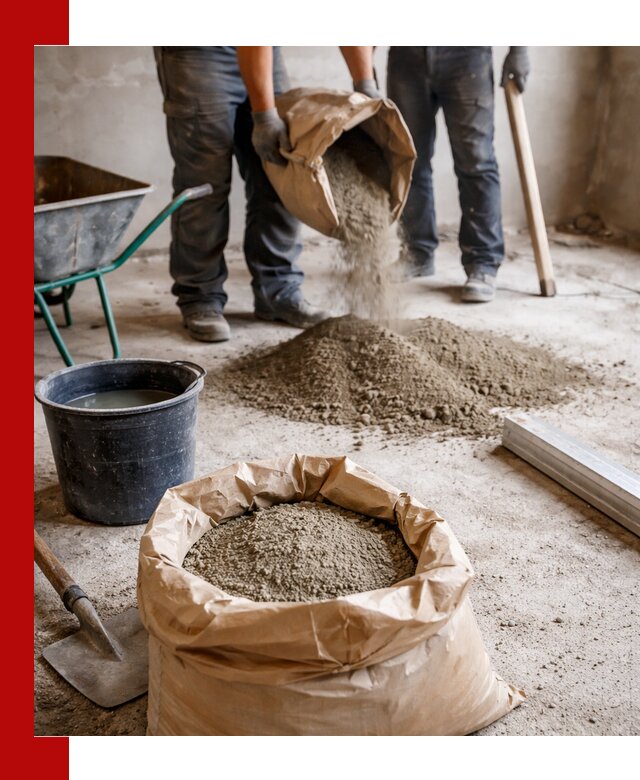 Доставка сухой смеси для стяжки в Морозовске