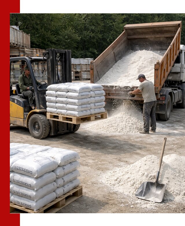 Доставка строительной извести оптом и в розницу в Морозовске
