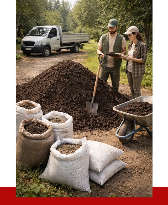 Купить грунт с доставкой в Морозовске от 4620 р. за м3 | ПРОНЕРУДМрз