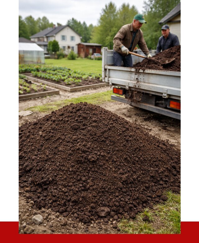 Плодородный грунт в Морозовске с доставкой от 4312 р. | ПРОНЕРУДМрз