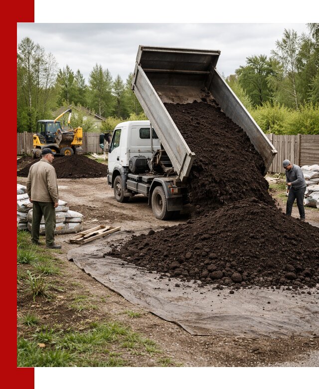 Доставка качественного почвогрунта в Морозовске оптом и в розницу