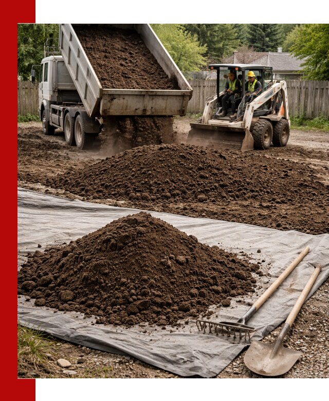 Грунт для отсыпки участка с доставкой в Морозовске
